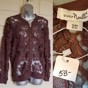 New! Simply Noelle women's Brown blouse